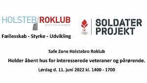 Åbent hus - Safe Zone Holstebro Roklub