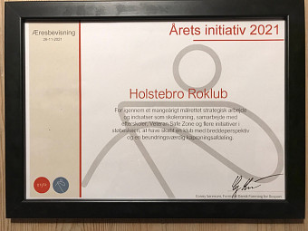 Holstebro Roklub vinder rets Initiativ 2021